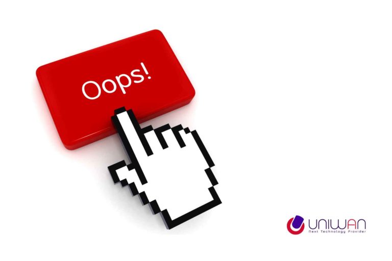 Message d'alerte cybersécurité Uniwan expliquant les risques du Quishing (phishing par QR code) suite à un test de vigilance.